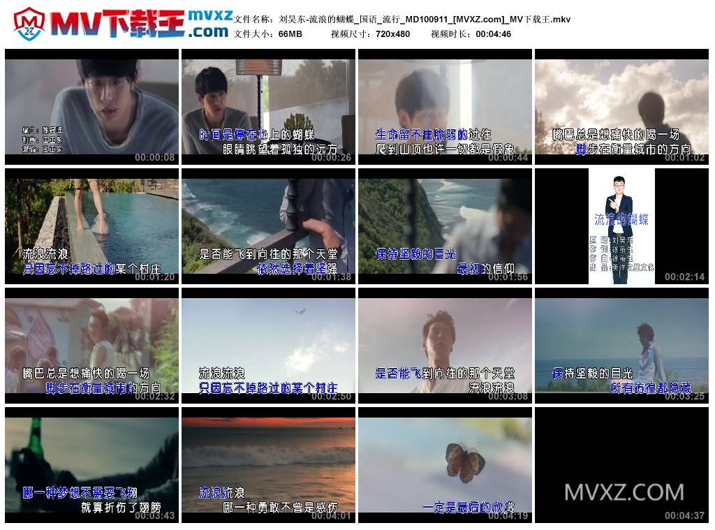 刘昊东-流浪的蝴蝶_国语_流行_MD100911